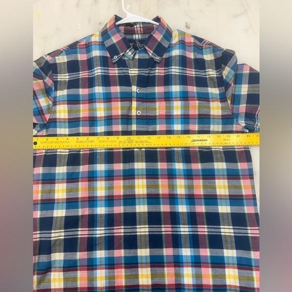 The Nutter x Chubbies Buttons Down Shirt Men's Made in USA Multicolor Plaid Sz M - Picture 8 of 9
